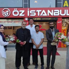 Management Oz Istanbul welcoming Pakistan senator Mr.Talha Mehmood
